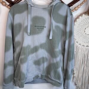 Maharishi Blue Green Cloud Camouflage Hoodie